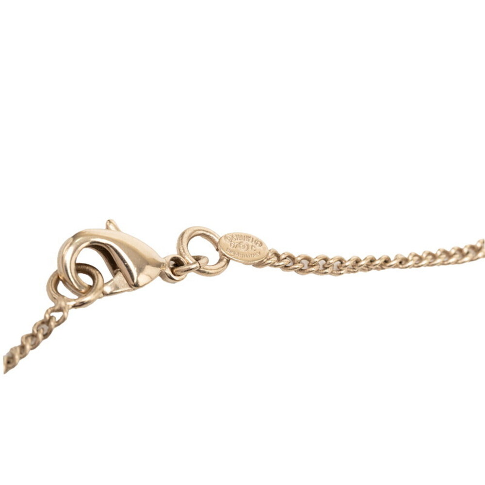 CHANEL Gold Logo Necklace - Picture 5 of 6